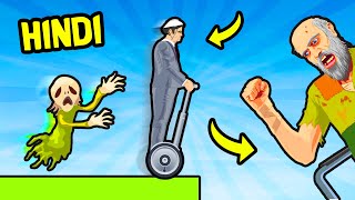 🤣 NOT SO HORROR 🤣  Happy Wheels HindiFunny  Hitesh KS [upl. by Yalhsa]