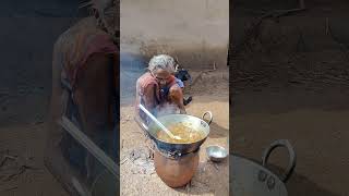 104 year old widow grandma cooking MUTTON CURRY recipe tribal Village cooking [upl. by Lielos186]