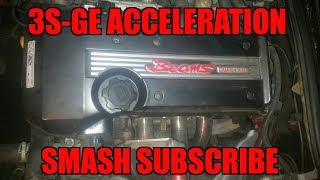 Toyota RS200 Altezza 3s ge Beams acceleration [upl. by Lipfert]