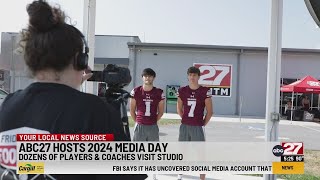 abc27 hosts Day2 of High School Football Media Day [upl. by Anirahc]