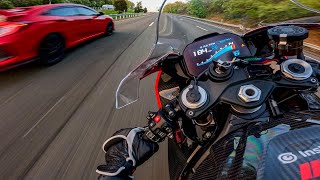 S1000RR “CHILL” RIDE TESTING TOP SPEED [upl. by Oznola]