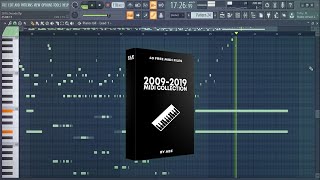 2009  2019 Mega MIDI Collection FREE MIDI PACK  FREE FLP [upl. by Aidnyl905]