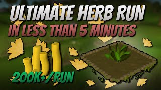 Ultimate Herb Run Guide 200K GPRun [upl. by Laerol729]