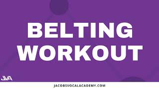 Daily Belting Exercises For Singers [upl. by Balch]