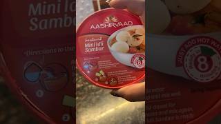 Aashirvaad Instant Mini Idli Sambar😋 trendingviralshorts aashirwadidlisambarinstantfoodie [upl. by Tay308]