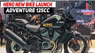 New Hero Bike Adventure 125cc bike Price Fetures Spefication launch 2024Full details [upl. by Yznel]