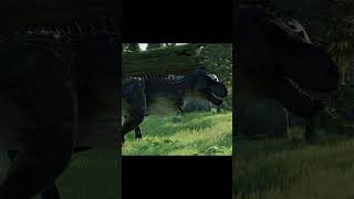 NEW CC Tarbosaurus in JWE2 jwe2 jurassicworldevolution2 tarbosaurus [upl. by Bornstein]