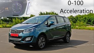 Mahindra Marazzo 0100 Acceleration  Quick Review [upl. by Odnomor]