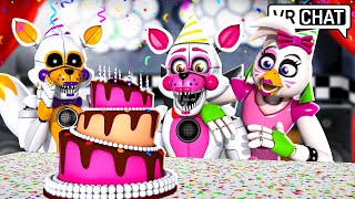 We Are Celebrating Funtime Foxys BIRTHDAY In VR CHAT [upl. by Anen]