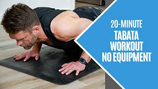 20Minute Tabata Workout No Equipment [upl. by Noyahs]