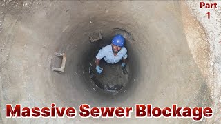 Drain Complaint 296  Massive Sewer Blockage  Is dirty work only for Christians [upl. by Endora]