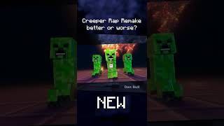 Creeper Rap THEN vs NOW minecraft [upl. by Gagliano151]