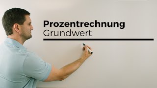 Prozentrechnung vermehrter vermindeter Grundwert mit Dreisatz  Mathe by Daniel Jung [upl. by Draned]