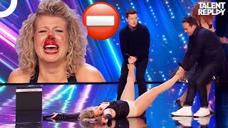 When an Audition Goes WRONG ⛔  Britains Got Talent [upl. by Leahpar]