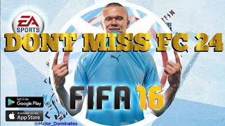 FIFA 16 Mod FC 24 APK  Mod  OBB [upl. by Eillas813]