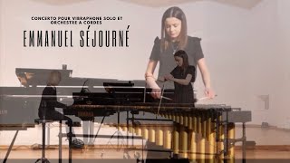 Emmanuel Séjourné  Concerto pour vibraphone solo et orchestre a cordes [upl. by Japheth]