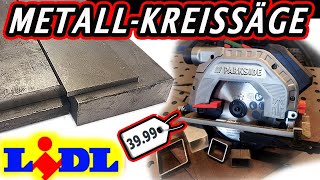 STAHL schneiden wie Butter mit 3999€ LIDL Kreissäge [upl. by Nickola]