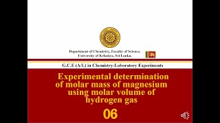 Determination of relative atomic mass of Mg  No6 [upl. by Enwahs]