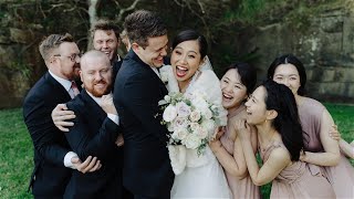 Taronga Zoo Sydney Wedding  Austin and Yukino  Film [upl. by Nnahaid]