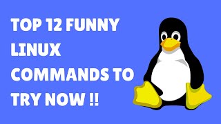 Top 12 Funny Linux Commands to Spice Up Your Terminal [upl. by Ahsieka567]