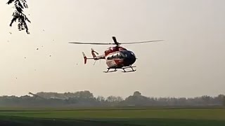 Rettungshubschrauber Christoph Berlin  Start L20 VeltenBorgsdorf [upl. by Nehtanhoj945]