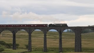 SR 34067 Tangmere on The Dalesman a couple of scenic views and smoke rings 110724 [upl. by Urian]