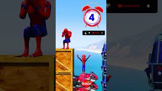 GTA 5 RED SPIDERMAN VS RED VENOM KID SAVE FROM PIT 🥹🥺 [upl. by Geoffrey]