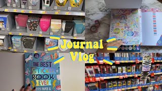 Journal Shopping at Walmart  Decorating  Journal Vlog [upl. by Altman157]