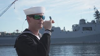 Demonstration of US Navys Bosun Call [upl. by Hyacinthia]