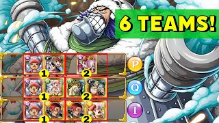 OPTC Kizuna VS Wapol  6 Teams One Piece Treasure Cruise [upl. by Stanislas279]