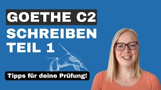 Goethe C2 Schreiben Teil 1  quotSprachliche Varianten formulierenquot [upl. by Marigold]