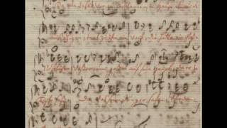 Bach Manuscript  Matthaeus Passion  04 [upl. by Llertnor]