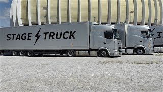 Ed Sheeran i Stage trucks stigli u ZAGREB impresivan broj kamiona zbog jedne pozornice [upl. by Nohsauq]