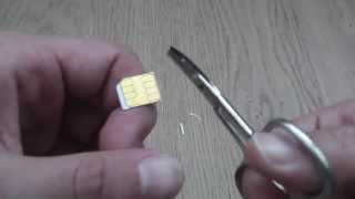 How to make a micro SIM card [upl. by Aubrette375]