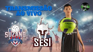 PAULISTA DE VÔLEI SUB21  SUZANO X SESI  BAURU [upl. by Aisetra]