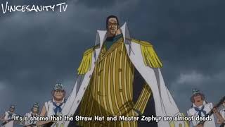 Master Zephyrs Death Vs Marines One Piece Film Z [upl. by Nathanial]