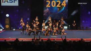 Cheer Athletics Austin Rol6x  Semifinals The 2024 Cheerleading Worlds WITH SOUND [upl. by Tertius985]