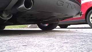 2005 Pontiac GTO Exhaust Magnaflow 14616 w Res Del [upl. by Jopa]