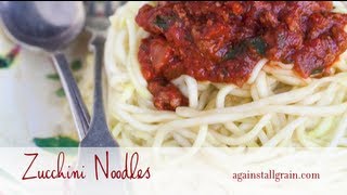 Zucchini Noodle Recipe  Danielle Walker [upl. by Sanford]