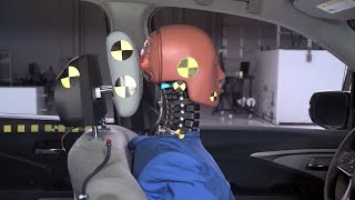 IIHS tests a new kind of active head restraint [upl. by Deevan428]