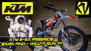 KTM Freeride ESX Left for 5 years without charge  Will it run  EBike Barn Find [upl. by Sewole]