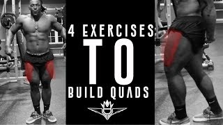 4 Exercises To Build Quads  Vastus Laterals Focus  Th3KingDeShawn [upl. by Eintihw]