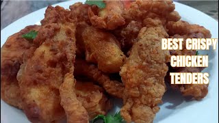 Best Crispy Chicken FingersTendersStrips fillets Recipe for Kids Tiffin Box  KFC chicken fry [upl. by Yong969]