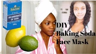 DIY Baking Soda Face Mask  For Clear Skin [upl. by Redd]