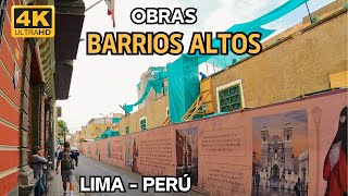 Continúa la recuperación de Barrios Altos  Iglesias Buena Muerte y Trinitarias  Lima Perú 4K [upl. by Ansela]