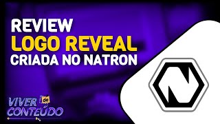 Logo Reveal Criada no Natron Review [upl. by Cosenza]