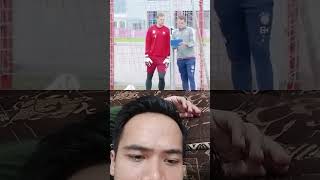 Tingkah Kiper di Sesi Latihan shortvideo shortsviral kiper [upl. by Ahsoym]