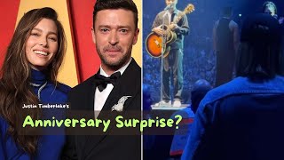 Justin Timberlake’s Sweet Onstage Shoutout to Jessica Biel on Their 12 Year Anniversary [upl. by Borer]