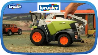 John Deere 9620RX  04055  Bruder Spielwaren [upl. by Kimber]