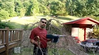 Ryobi One  Battery Powered 10 inch Chainsaw 10 year Review and Demo [upl. by Callista]